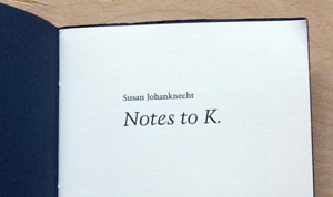 Susan Johanknecth - Gefn Press